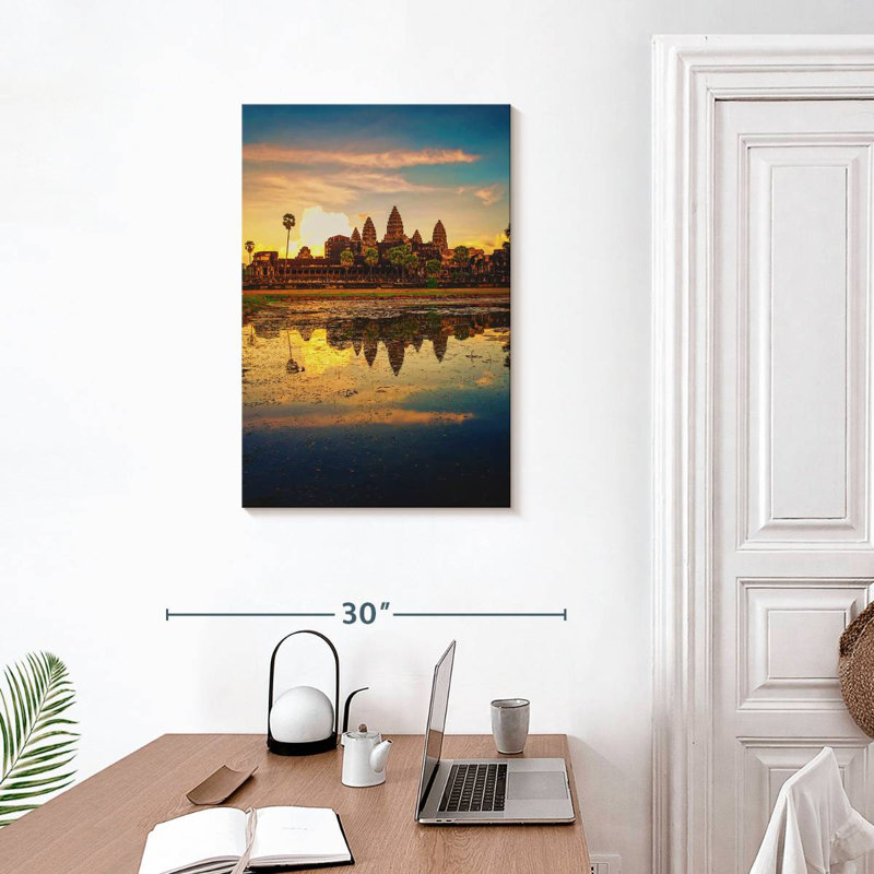 Adella Angkor Wat, 30" H x 20" W