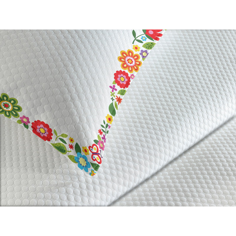 Ambensonne Party Bedspread Fantasy Multicolor Multicolor, Queen Coverlet/Bedspread + 2 Pillow Shams