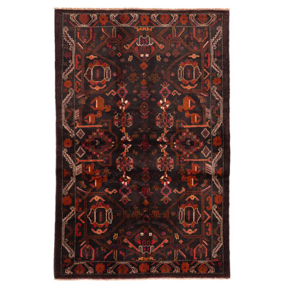 Teimani Black Rug 4'0" x 6'5"