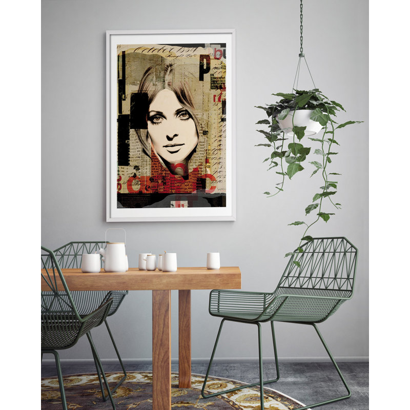 Angel Face by Soul Art Corner - Single Picture Frame Print, 62cm H x 42cm W x 3cm D