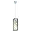 Bonfield 1 - Light Silver Square/Rectangle Pendant