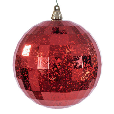 Vickerman 8" Mirror Mercury Ornament.