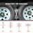 Camper Wheel Chock Stabilizer, X-shaped RV Stabilizer