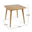 Table de salle à manger carrée