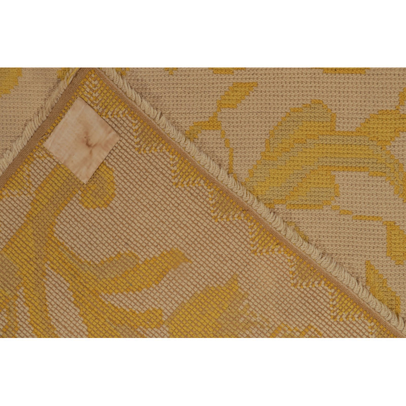 Hand Knotted Wool Floral Area Rug, Rectangle 9'3" x 17'4"