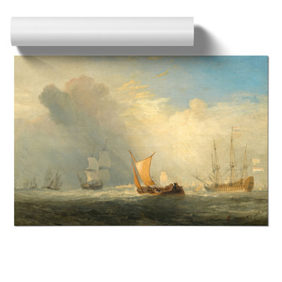 Rotterdam Ferry-Boat by Joseph Mallord William Turner - No Frame Painting