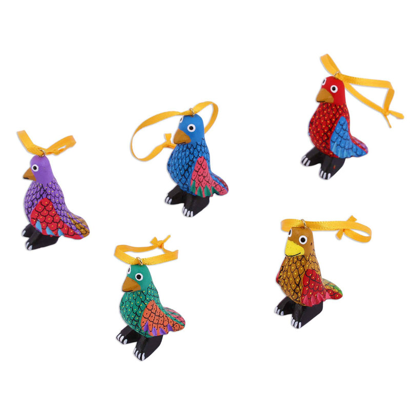 Ensemble de 5 ornements suspendus Sweet Penguins
