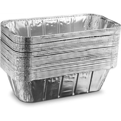 Disposable 5 lb Rectangular Loaf Pans / Aluminum Baking & Serving Pans
