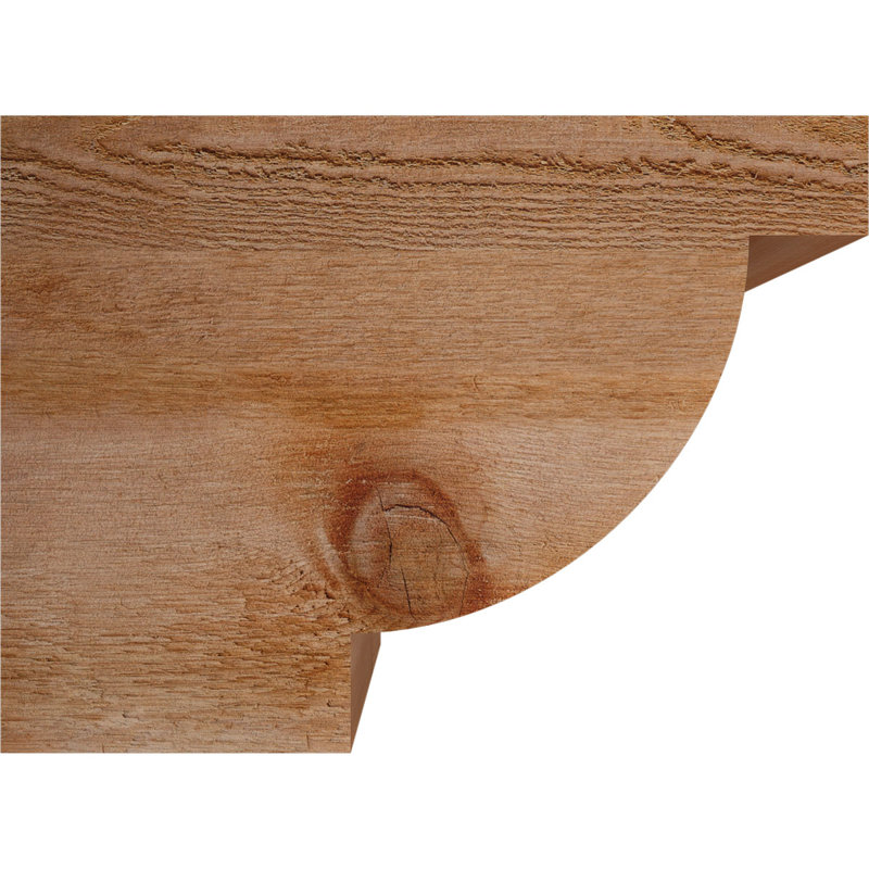Alpine Rough Sawn, Cèdre rouge, H 12 po x l 16 po x P 6 po