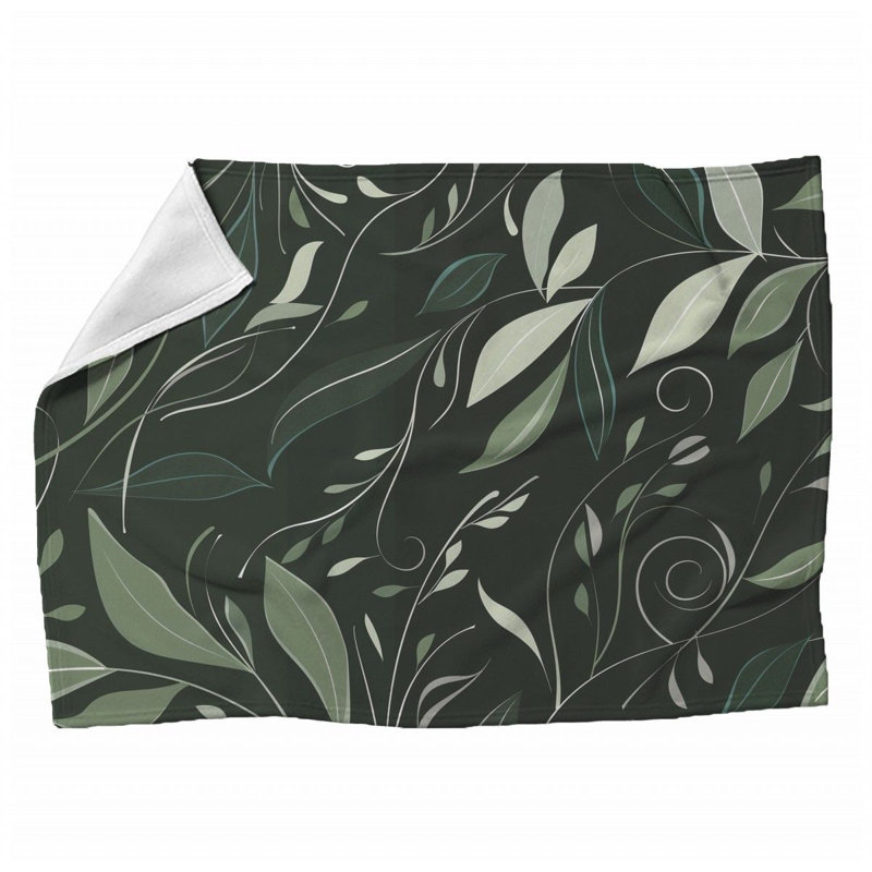 Machine Printed Throw Blanket, Queen