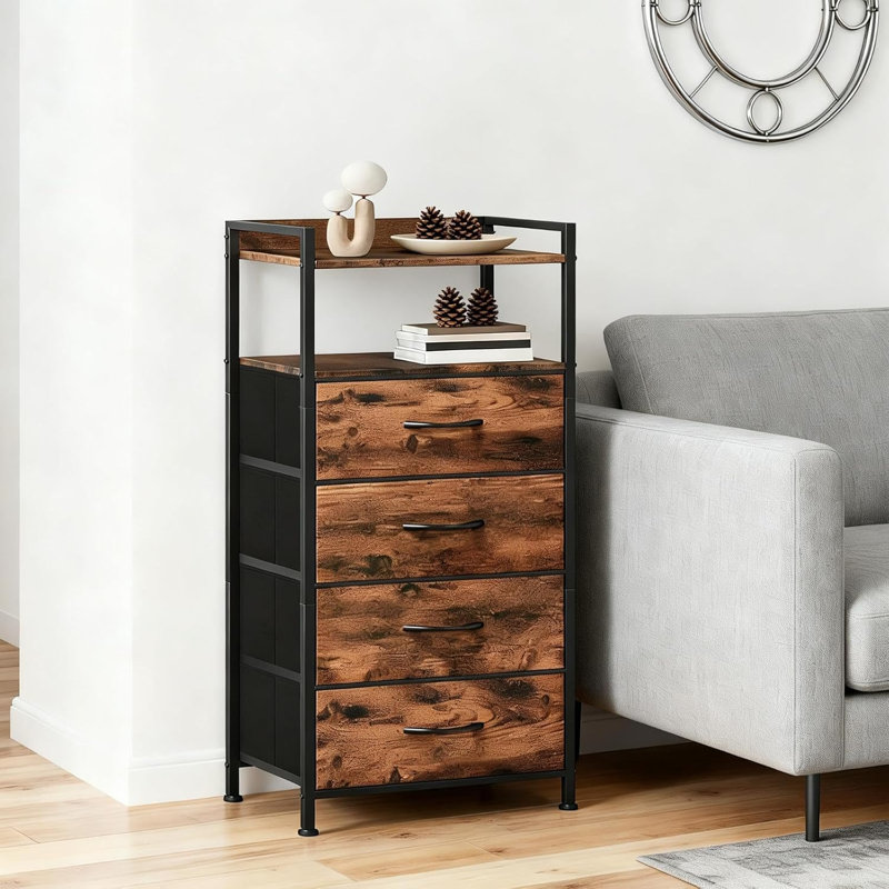 Table d'appoint pour canapé 4 tiroirs Modern