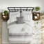 Ensembles de literie confortables en jacquard de coton, grand style campagnard