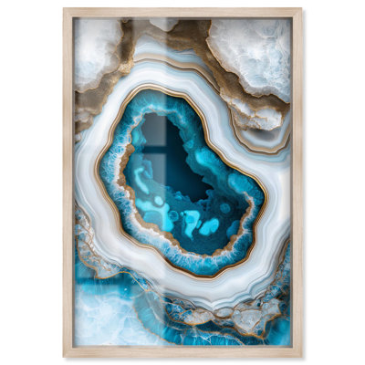 «Godeed Geode Eye III Shadowbox Print» par Art Remedy