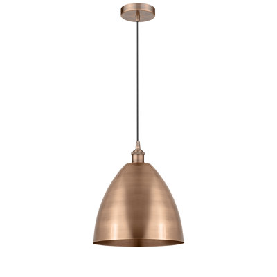 Luminaire suspendu conique à 1 lumière