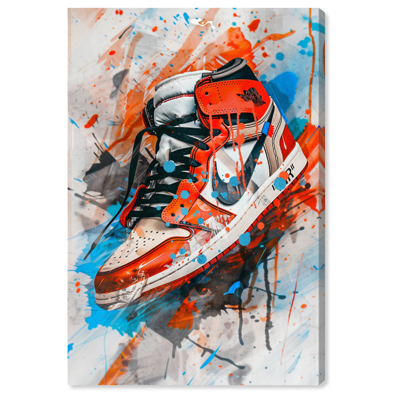 Sneaker Notoriart, Toile tendue, H 15 po x l 10 po
