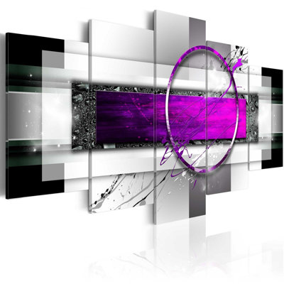 " Purple Rim " 5 - Pieces