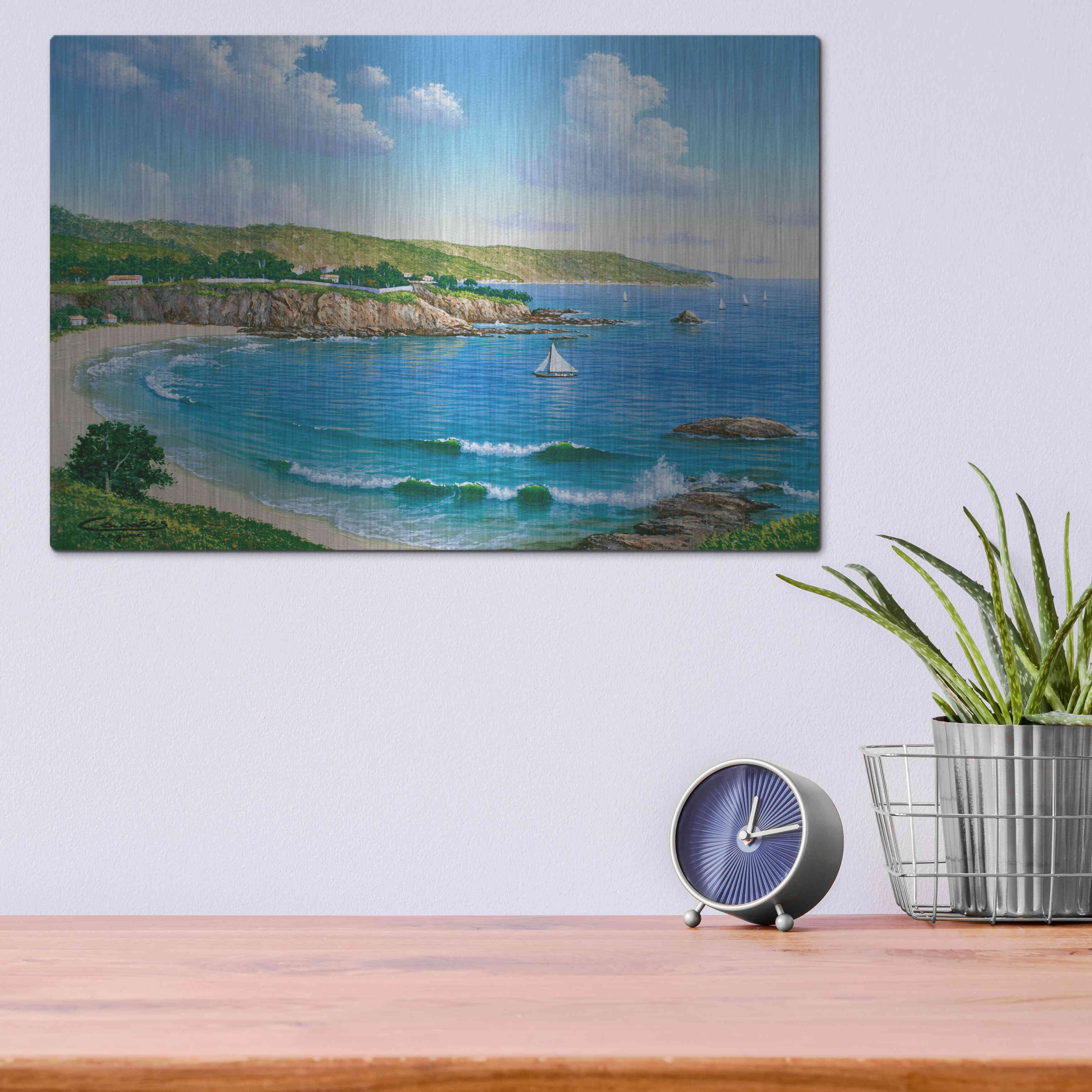 Highland Dunes Laguna Beach, CA' by Eduardo Camoes, Metal Wall Art