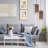 17"H Park Ave Cylinder Double Shaded Pendant Light