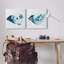Ensemble de 2 reproductions d'art sur toile Stupell Industries-91323183-91323181