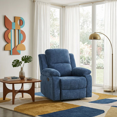Fauteuil de repos manuel bleu clair Bayside