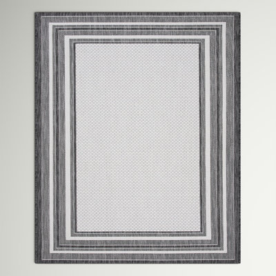 Karli Machine Woven Striped Area Rug