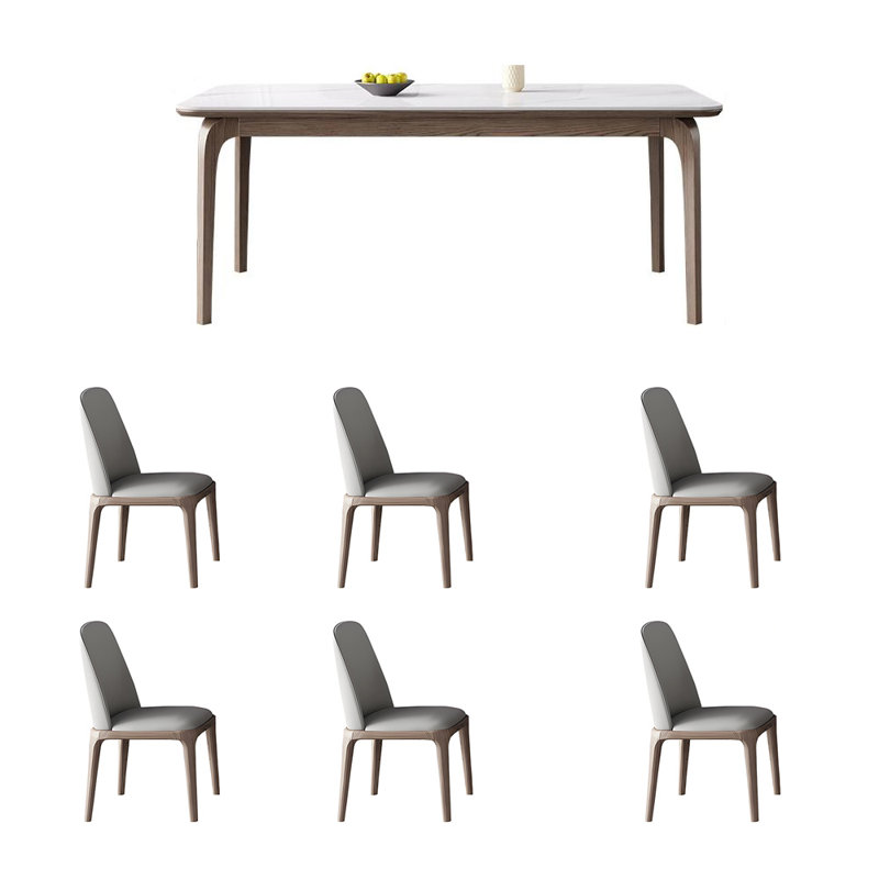 Chaises en frêne blanc, H 29,52 po x L 55,11 po x l 31,49 po