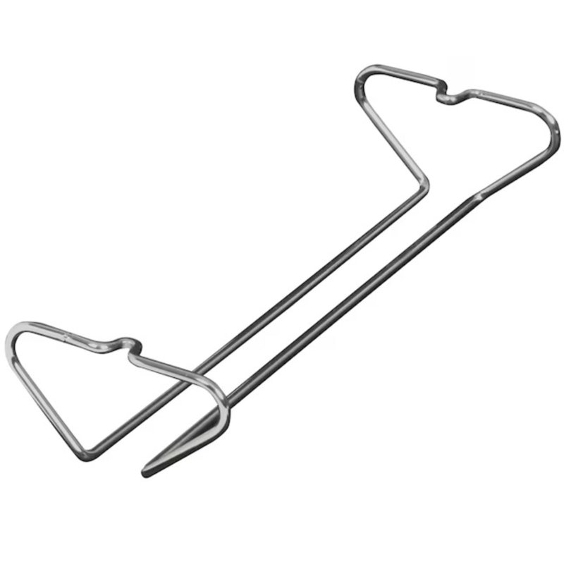 Under-Shelf Metal Stemware Holder