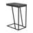 Industrial Grey Rectangular Accent Table With Practical Metal Framework And Design Rustic Sleek Lines Functional