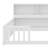 Floor Bed With Side Bookcase,Shelves,Guardrails-896912659