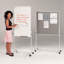 Mobile Free-Standing Combination Whiteboard-12006744