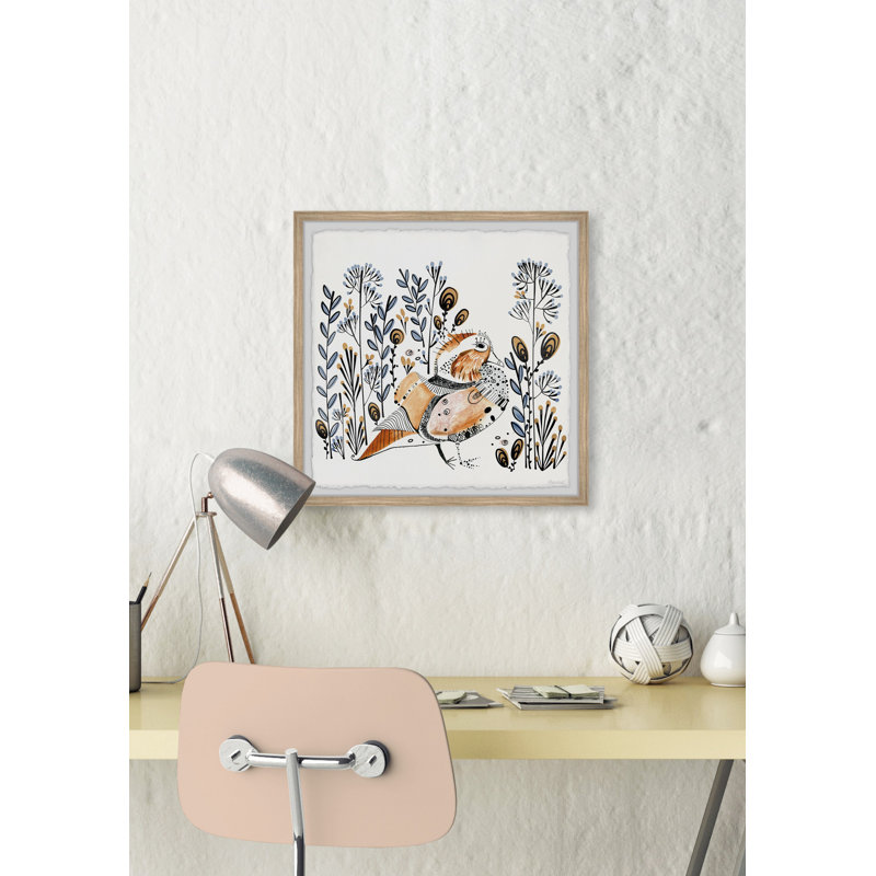 Wild Birds Fly by Marmont Hill - Single Picture Frame Painting, 45cm H x 45cm W x 3.81cm D