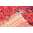 Moroccan One-of-a-Kind 4'7" X 12'6" Runner Wool Area Rug in Red/Blue/White