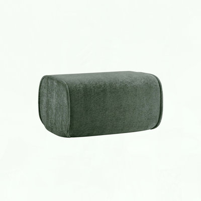 Harrison Ottoman with Premium Velvet and No-Assembly