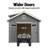 Windemere Wood Storage Shed 10 ft. W x 12 ft. D (Professional Installation Available)-113449378