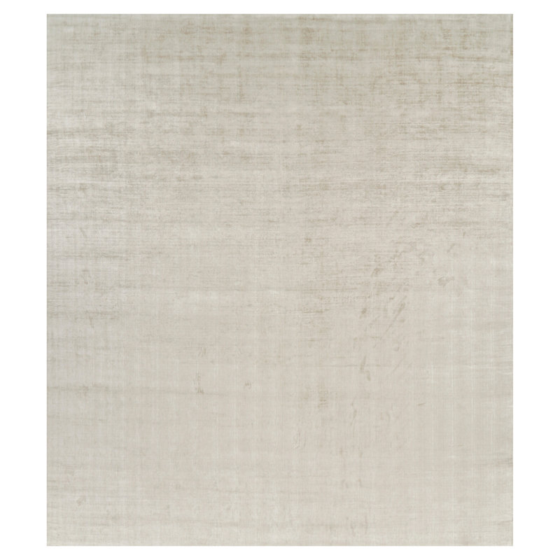 Rug & Kilim’S Oversized Contemporary Textural Solid Rug In Light Beige Tones