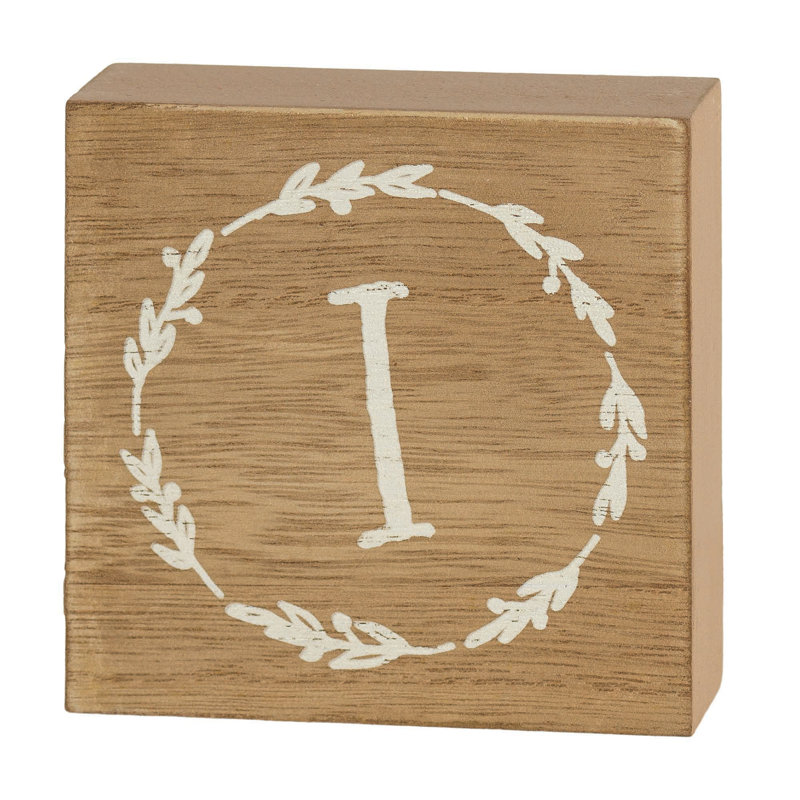 Plaque décorative «E» Bozhana, I