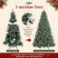 Frosted Artificial Christmas Tree with Pinecones Berries and Metal Stand-1400196940