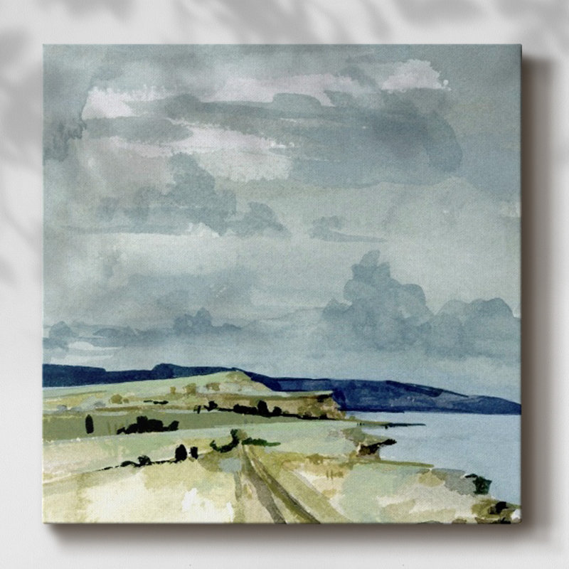 Sur toile, H 16 po x l 16 po x P 1,5 po