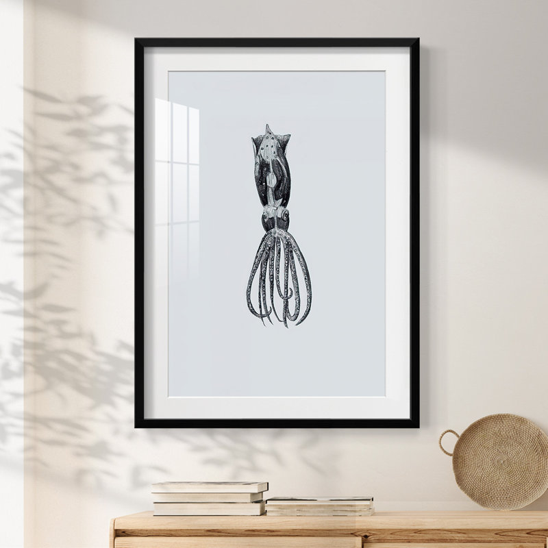 Huntington Gardens - Toile tendue avec châssis, H 25,5 po x l 17,5 po, Noir