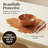 Decozen Golden Leaf Cutout PVC Placemats Set of 6 Heat-Resistant Table Protectors for Christmas Decor