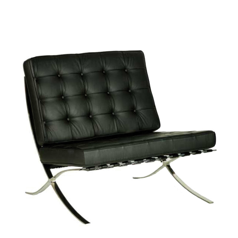 Weaver Faux Leather Slipper Chair