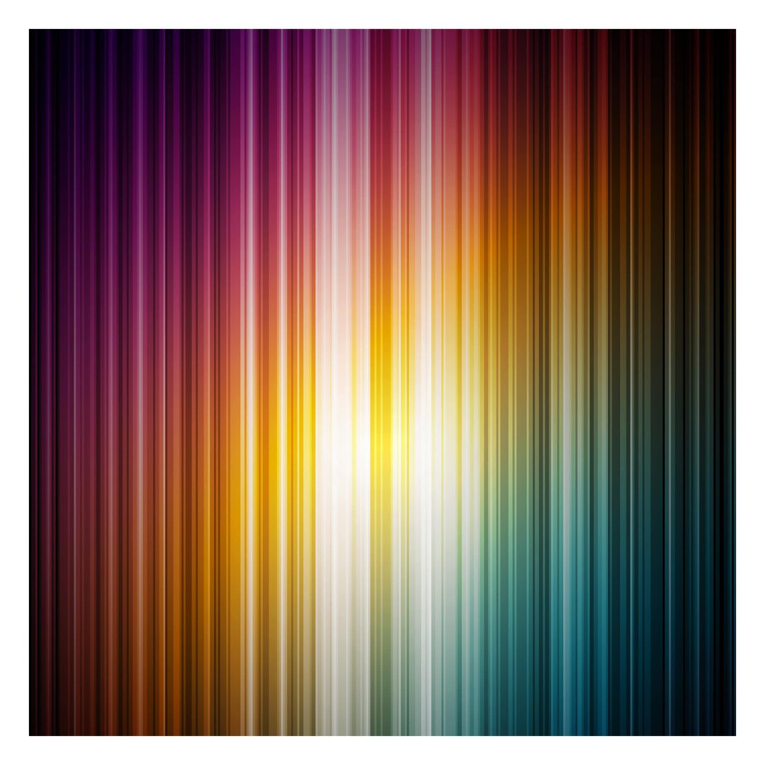 Strukturierte Fototapete Rainbow Light 3,36 m x 336 cm