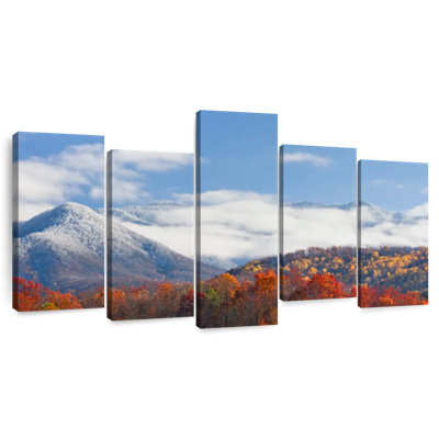 Alvord Smoky Mountains In Autumn