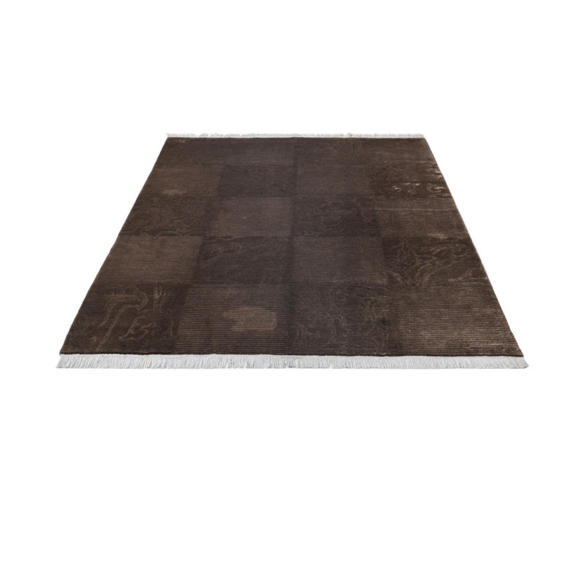 Tapis brun chocolat Outen