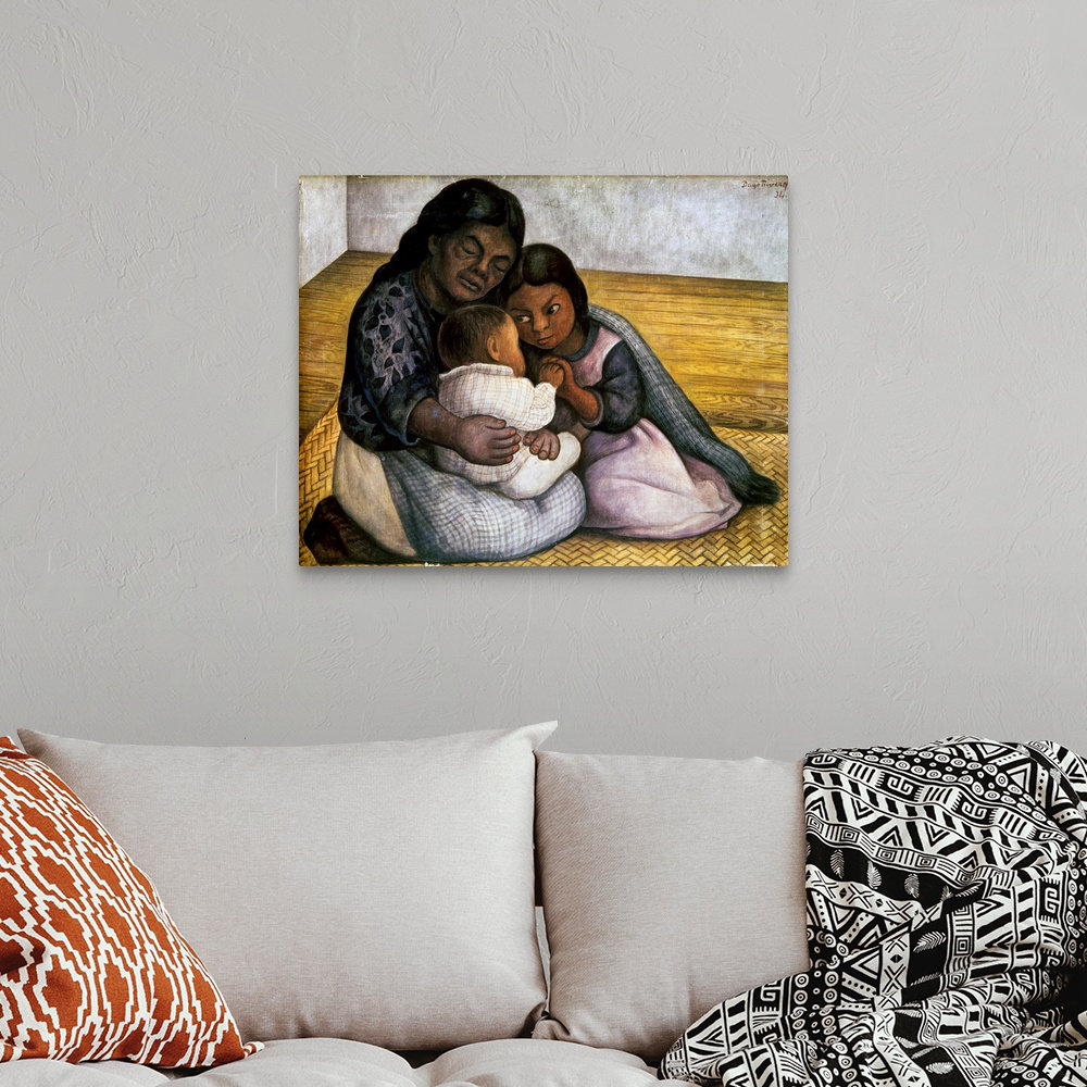 Diego Rivera Modern & Contemporary Canvas On Demand 