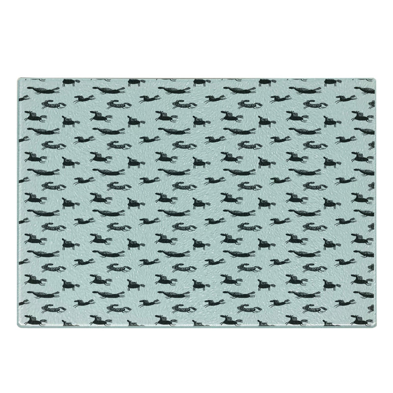 East Urban Home Glass Childish Cutting Board