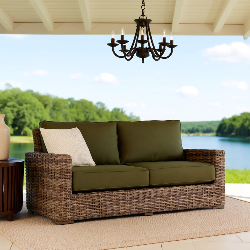 Havana Outdoor 2 - Seat Loveseat, Cast Sage Sunbrella®