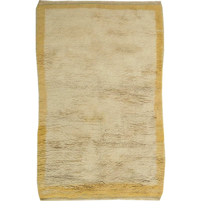 Antique One-of-a-Kind Rectangle 4'3" X 7'5" Hand Knotted Area Rug