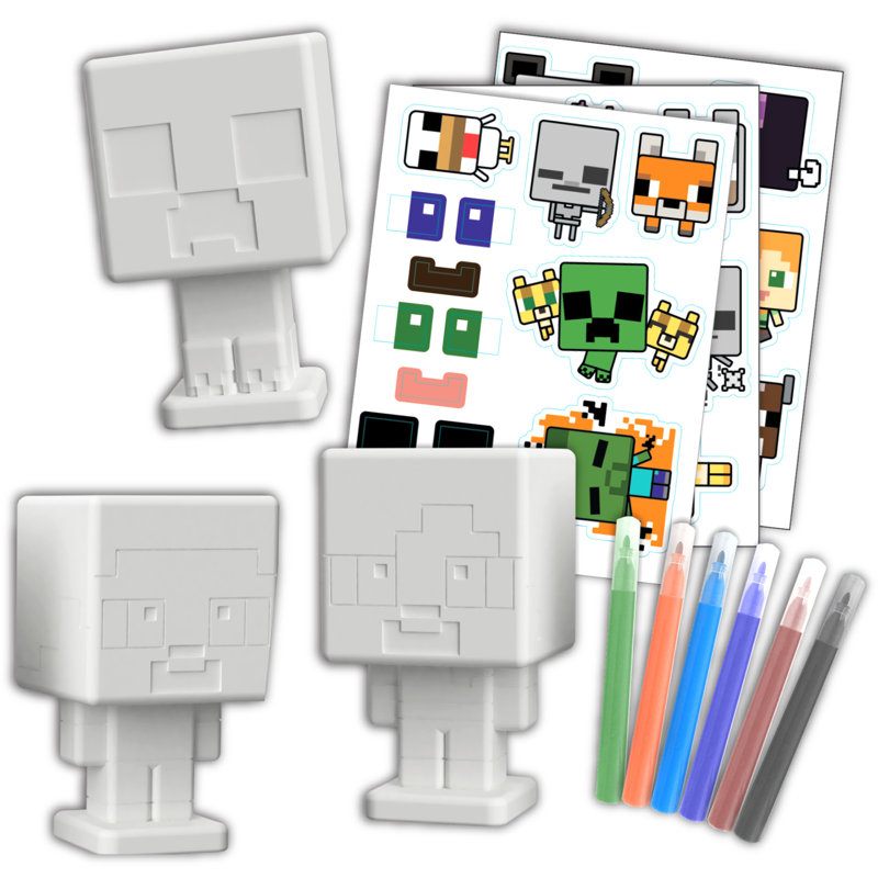 Ensemble d'activités 3 en 1: Minecraft