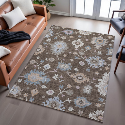 Premium Machine Washable Jaylin AMF1218 Global Rug